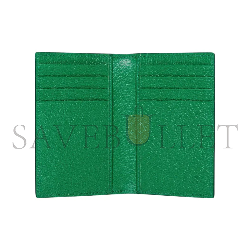 Gvc*1 green interior gg long card case 768249 (15*12cm)